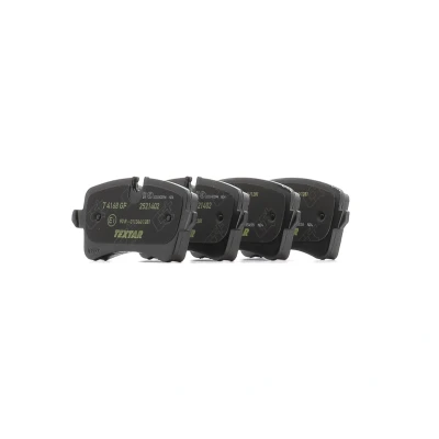Image de TEXTAR 2521402 Jeu de plaquettes frein contact signal d&#039;usure inclus AUDI: A6 C7 Avant, A7 Sportback, Berline