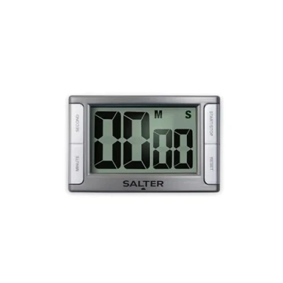 Image de Salter 396 SVXR Minuteur De Cuisine Numérique Magnétique Chronomètre Cuisson, Compte à Rebours (99 min 59 sec), Affichage LCD Facile Lire, Alarme Sonore, Horloge Cuisson électronique