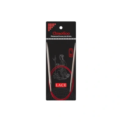 Image de ChiaoGoo Red Lace (60 cm, 4,00 mm) Aiguille Circulaire 1 unité