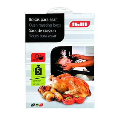 Image de Ibili 753700 5 Sacs à Cuisson, Acier, Multicolore, 16 x 1 21 cm