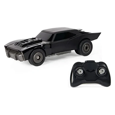 Image de THE Batman LE FILM Batmobile RC 1:20 DC COMICS Radiocommandée Echelle Toutes Fonctions Technologie 2,4 Ghz Pilotage Facile 6060469 Jouet Enfant 4 Ans et +
