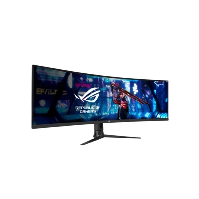 Image de ASUS ROG Strix XG49WCR Moniteur Gaming 49&quot; Double QHD 32:9 (5120 x 1440), incurvé, 165Hz OC (144Hz plus), ELMB Sync, DisplayHDR 400, 90% DCI P3, DisplayPort 1.4, USB Type C, DisplayWidget, RJ 45