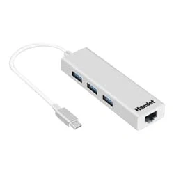 Image de Hamlet XHUB331TCL station d&#039;accueil USB 3.2 Gen 1 (3.1 1) Type C Blanc Neuf