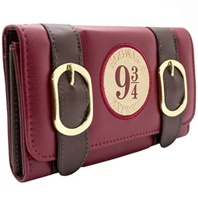 Image de H.P. Poudlard Express Boucle Portefeuille Rouge, Taille Unique, Unique