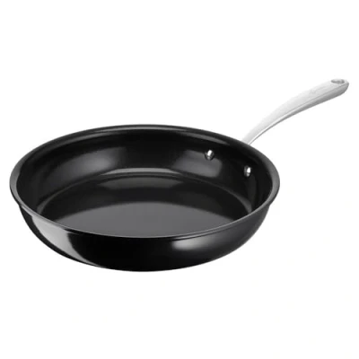 Image de Lagostina Desideria Poêle antiadhésive 28 cm avec revêtement titane anti rayures, cuisson rapide et uniforme, technologie Thermo Signal, adaptée à toutes les sources de chaleur, y compris induction