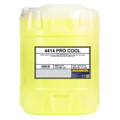 Image de MANNOL Pro Cool MN4414 20 Antigel G13 jaune