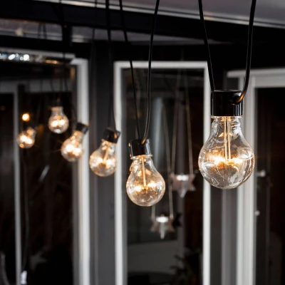 Image de Konstsmide Christmas Guirlande LED Biergarten set de base, ambre