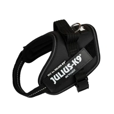 Image de Harnais IDC Power, Taille: Mini Mini/XS, Noir Simili Cuir