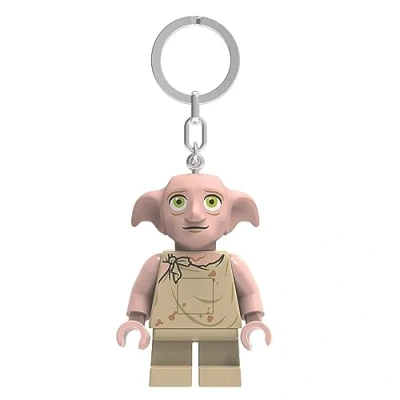 Image de Porte clés lumineux Lego Harry Potter Dobby Figurine de 6,3 cm haut (KE202H), beige, Small