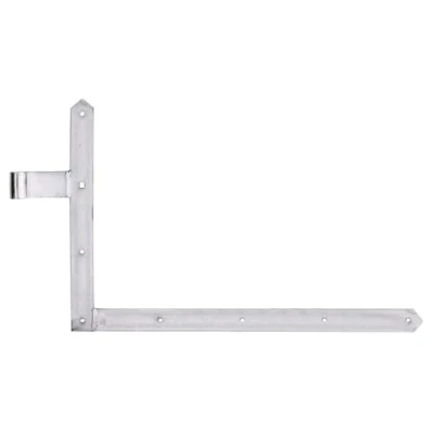 Image de Alberts 313111 Penture équerre modèles pour portail, portails de garage et à cadre passivée gond Ø16 mm taille 400 x