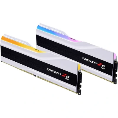 Image de G.SKILL Trident Z5 RGB Series (Intel XMP 3.0) DDR5 RAM 48 Go (2 x 24 Go) 7600 MT/s CL38 121 1,35 V Mémoire UDIMM pour ordinateur de bureau Noir mat (F5 7600J3848F24GX2 TZ5RK)