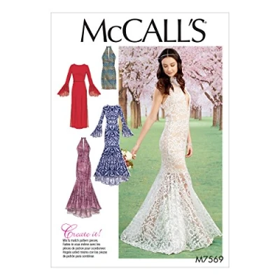 Image de McCall&#039;s Patterns Patrons Robes de Miss, Multicolore, Taille 614