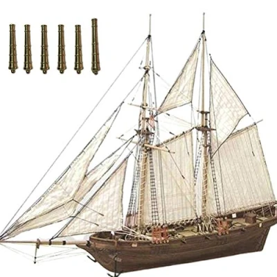 Image de Stecto kit de modélisation bateau, modèle voilier, modèles bateau en bois, modélisme, cadeaux, jouets pour enfants