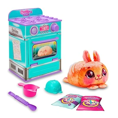 Image de Cookeez Makery Four magique, jouet interactif pour enfants, avec ingrédients créer votre animal en peluche, a des sons et une odeur douce, garçons filles à partir de 5 ans, modèle aléatoire,