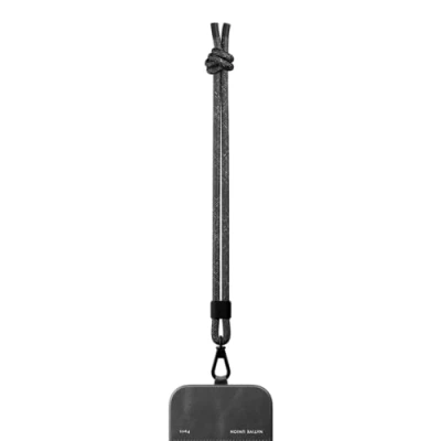 Image de Native Union City Grip Dragonne de téléphone Ajustable et détachable Universelle Fabriquée à partir 100% Polyester recyclé (Noir)