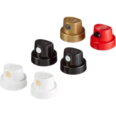 Image de edding 5200 spray permanent kit de buses pulvérisation 6 interchangeables dans 4 largeurs différentes, du trait fin (1 cm) aux grandes surfaces (14