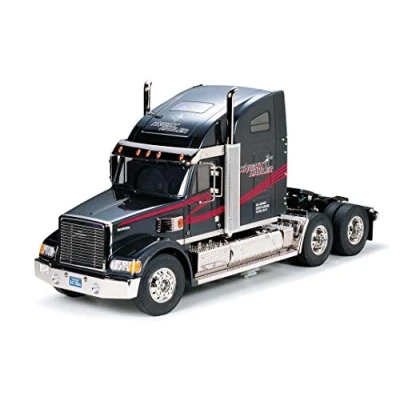 Image de TAMIYA 300156314 Elektro Modell LKW Bausatz 1:14 Knight Hauler Kit Assembler RC télécommandé, Camion, Jouet de Construction, modélisme, Bricolage, 56314, Multicolore