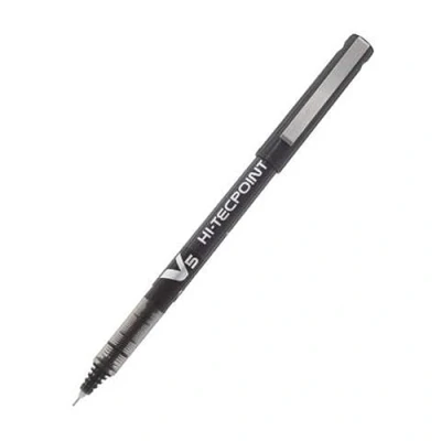 Image de PILOT 13879 Stylo V5 écriture fine 0,3 mm encre liquide niveau visible pointe indéformable clip métal