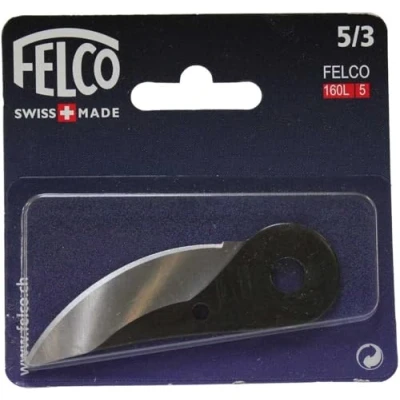 Image de Felco 5/3 Lame de Rechange avec Rivets pour sécateurs 5 160L (Lame fiable des Coupes précises)