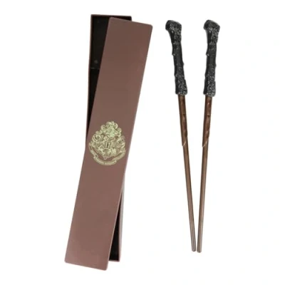 Image de Bâtonnets de Sushi Harry Potter dans Boîte Officiels, Inclut 2 &amp; Rangement, Cadeau Pratique Magique pour Fans