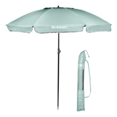 Image de Isotoner Parasol de plage ultra résistant anti vent, et uv upf50+,