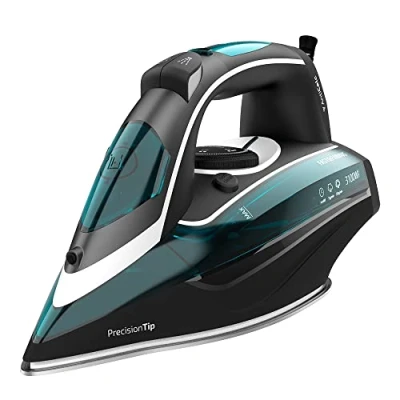 Image de Cecotec Fer à repasser horizontal de 3100 W, avec pompe eau, système d&#039;arrêt automatique, vapeur continue 75 g/min et coup 285 g/min, double semelle anodisée, capteur tactile