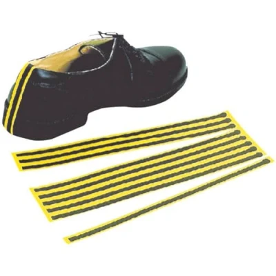 Image de Bande antistatique jetable pour chaussures (ESD) BJZ C 199 2151 jaune, noir 10 pc(s)
