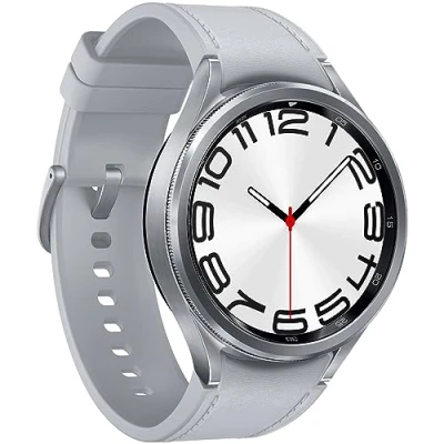 Image de Samsung Galaxy Watch6 Classic 3,81 cm (1.5 ) OLED 47 mm Numérique 480 x pixels Écran tactile 4G Argent Wifi GPS (satellite) Neuf