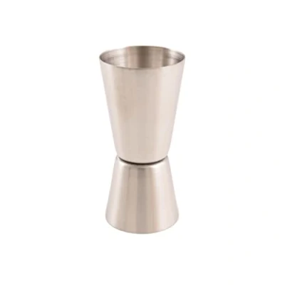Image de Point Virgule Doseur Cocktail pour Mesurer l&#039;Alcool, Jigger comme Accessoire Bar, Acier Inoxydable, 30/50 ML, Argent