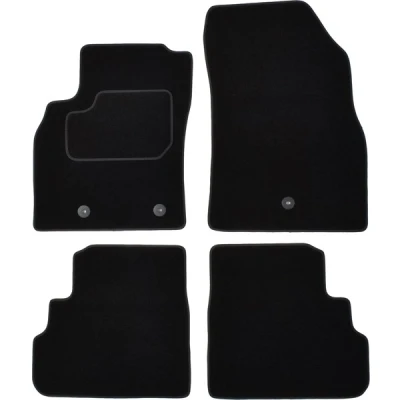 Image de MAMMOOTH A041 OPL172 PRM 01 Ensemble de tapis sol Textile avant et arrière 4 noir OPEL: Karl