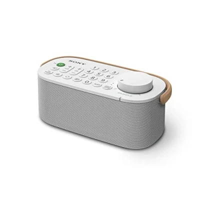 Image de Sony SRS LSR200 Enceinte TV amplifiée sans Fil, 3 Modes Son pour s’Adapter à l’Audition, Connexion Longue Distance, télécommande Universelle, autonomie durée 13 Heures
