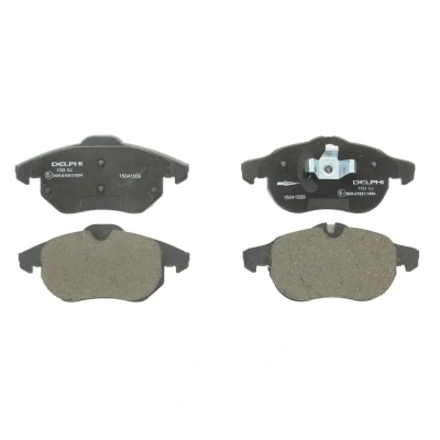 Image de DELPHI LP1723 Jeu de plaquettes frein préparé pour indicateur d&#039;usure avec tôle anti bruit sans accessoires OPEL: Vectra C CC, Astra H GTC