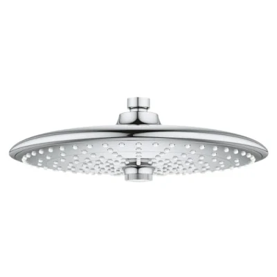 Image de GROHE Douche de tête Euphoria avec molette réglage 3 Jets, raccord standard 1/2&quot;, chrome, 26457000 (Import Allemagne)