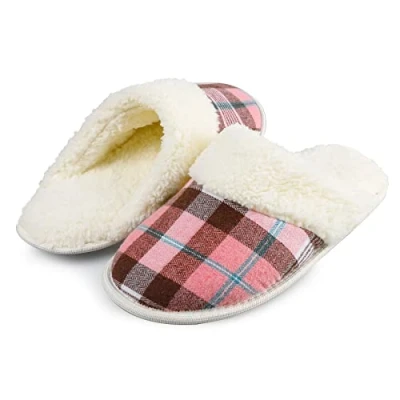 Image de riemot Chaussons chauds en peluche douce unisexe, Style 1, 38/39 EU