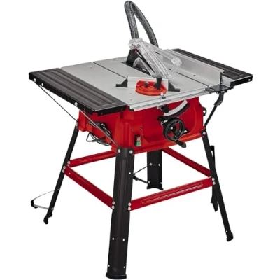 Image de Einhell Scie circulaire sur table TC TS 2025/2 U (2 000 W, dispositif de réglage hauteur/inclinaison la lame scie, butée parallèle, d’angle +/ 60, rallonges latérales)
