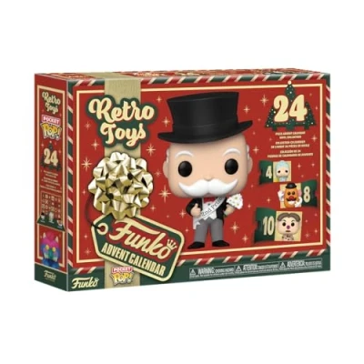 Image de Funko Advent Calendar: Hasbro 2024 Calendrier de L&#039;avent 24 Jours Surprise Mini Figurine en Vinyle à Collectionners Boîte Mystère Idée Cadeau Vacances Noël