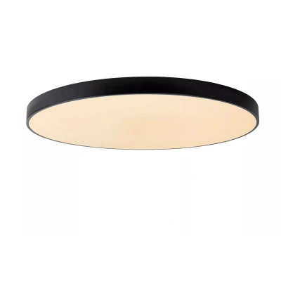 Image de LUCIDE UNAR Plafonnier Ø 80 cm LED 3 StepDim 1x80W 2700K Noir