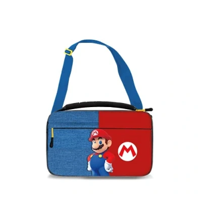 Image de Pdp Gaming Licence Officiel Switch Commuter Case Mario Semi Hardshell Protection Protective Pu leather Holds 14 Games And Console Works avec Oled Lite Fine pour Kids / Travel