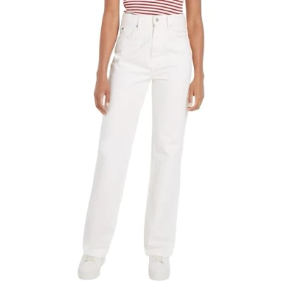 Image de Tommy Hilfiger Relaxed Bootcut Jean bootcut, Femme, Taille: 30x28, Ecru