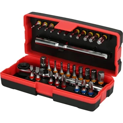 Image de KS TOOLS 918.3015 Kit, caisse / encastrement tournevis (bits) 31