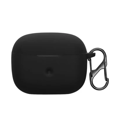 Image de kwmobile Housse pour écouteurs Compatible avec Bowers &amp; Wilkins Pi6 / Pi8 Coque de Protection en Silicone Noir