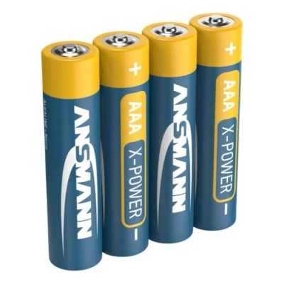 Image de ANSMANN 5015653 X Power super piles alcalines AAA Longlife (Paquet de 4)