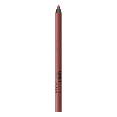 Image de NYX Professional Makeup Crayon à Lèvres, Waterproof, À l&#039;Huile de Jojoba, Pour des Lèvres Douces et Confortables, Finition Mate Douce, Vegan, Line Loud, Teinte : Leave A Legacy