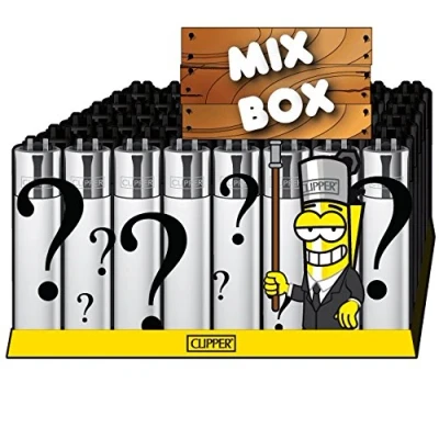 Image de Clipper® Boîte de 48 briquets Mixbox Mainstream