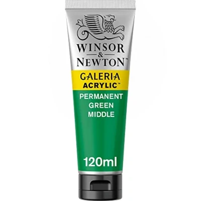 Image de Winsor &amp; Newton Acrylique Galeria 120ml Vert Permanent Moyen Série 1