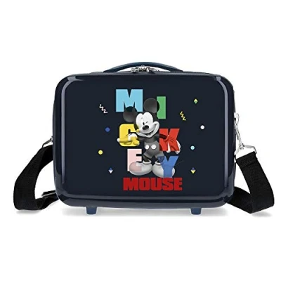 Image de Disney Mickey&#039;s Party Trousse de Toilette Adaptable, Bleu Marine, 29x21x15 cms, Adaptable 29 x 21 15 cm Rigide ABS 9,14 L