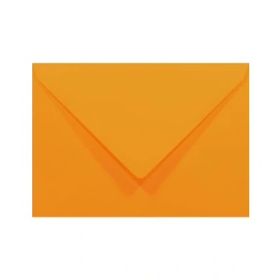 Image de Netuno 100 enveloppes orange pastel C6 114x162mm Rainbow 80g rabat pointu colorées décoratives pour lettres invitations mariage cartes de voeux anniversaires postales