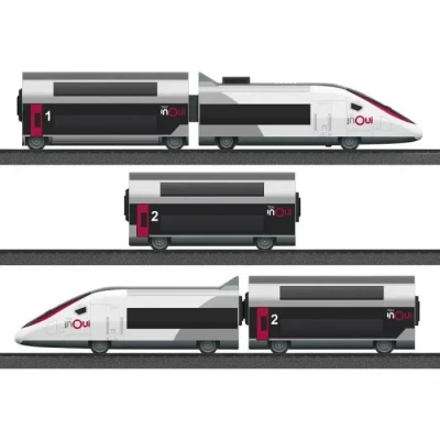Image de Märklin Startpackung Kit de démarrage « TGV Duplex », 029406, Multicolore