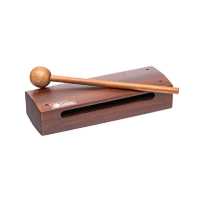 Image de FUZEAU 635 Wood block en bois Pao rose 2 tons Marquer le rythme avec des sons boisés Dès 3 ans