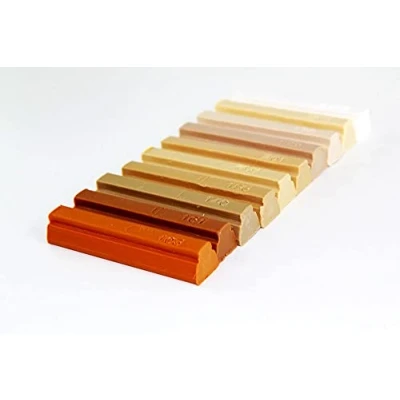 Image de Konig 972 Bâtons de cire douce pour réparation meubles Teinte bois clair